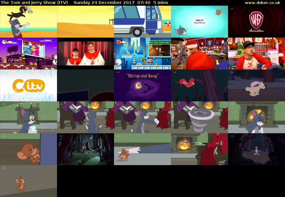 The Tom and Jerry Show (ITV) Sunday 24 December 2017 07:40 - 07:45