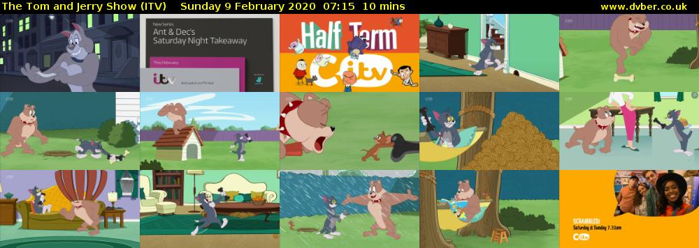 The Tom and Jerry Show (ITV) Sunday 9 February 2020 07:15 - 07:25