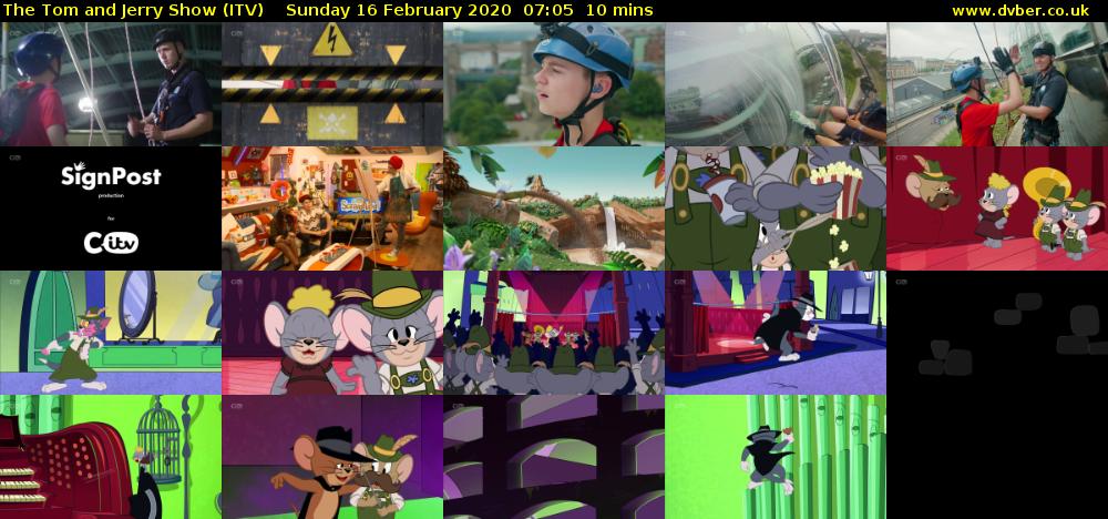 The Tom and Jerry Show (ITV) Sunday 16 February 2020 07:05 - 07:15