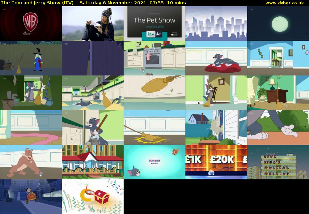 The Tom and Jerry Show (ITV) Saturday 6 November 2021 07:55 - 08:05