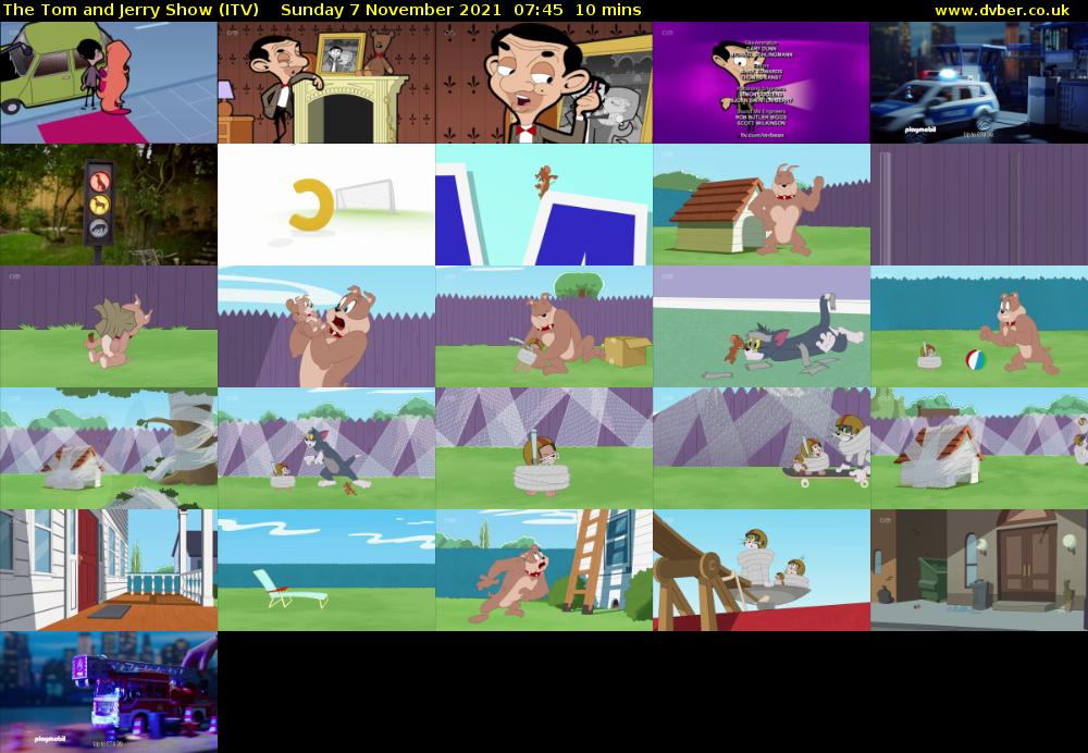 The Tom and Jerry Show (ITV) Sunday 7 November 2021 07:45 - 07:55