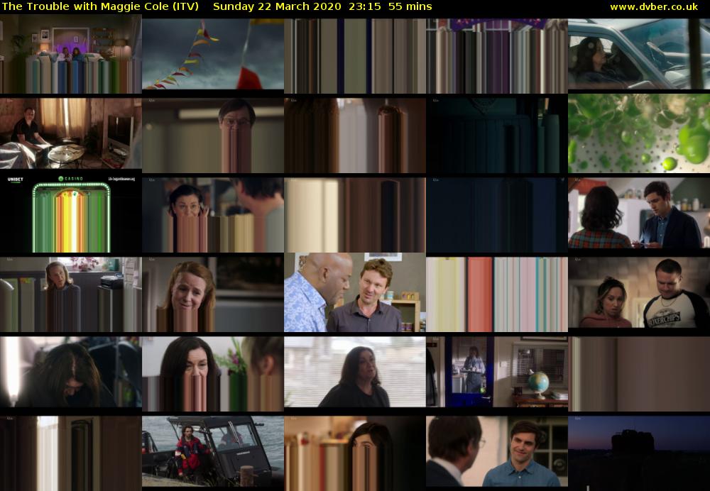 The Trouble with Maggie Cole (ITV) Sunday 22 March 2020 23:15 - 00:10