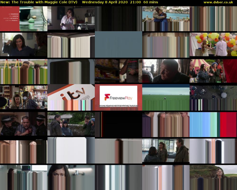 The Trouble with Maggie Cole (ITV) Wednesday 8 April 2020 21:00 - 22:00