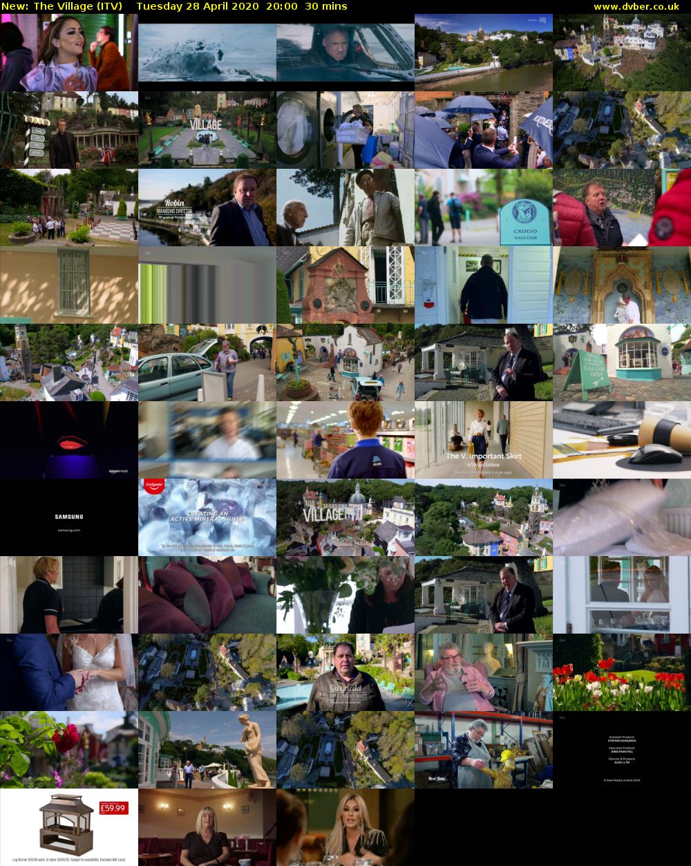 The Village (ITV) Tuesday 28 April 2020 20:00 - 20:30