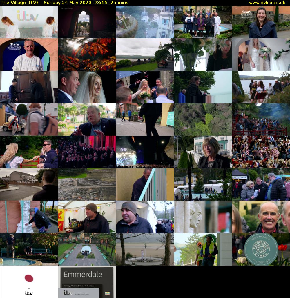The Village (ITV) Sunday 24 May 2020 23:55 - 00:20