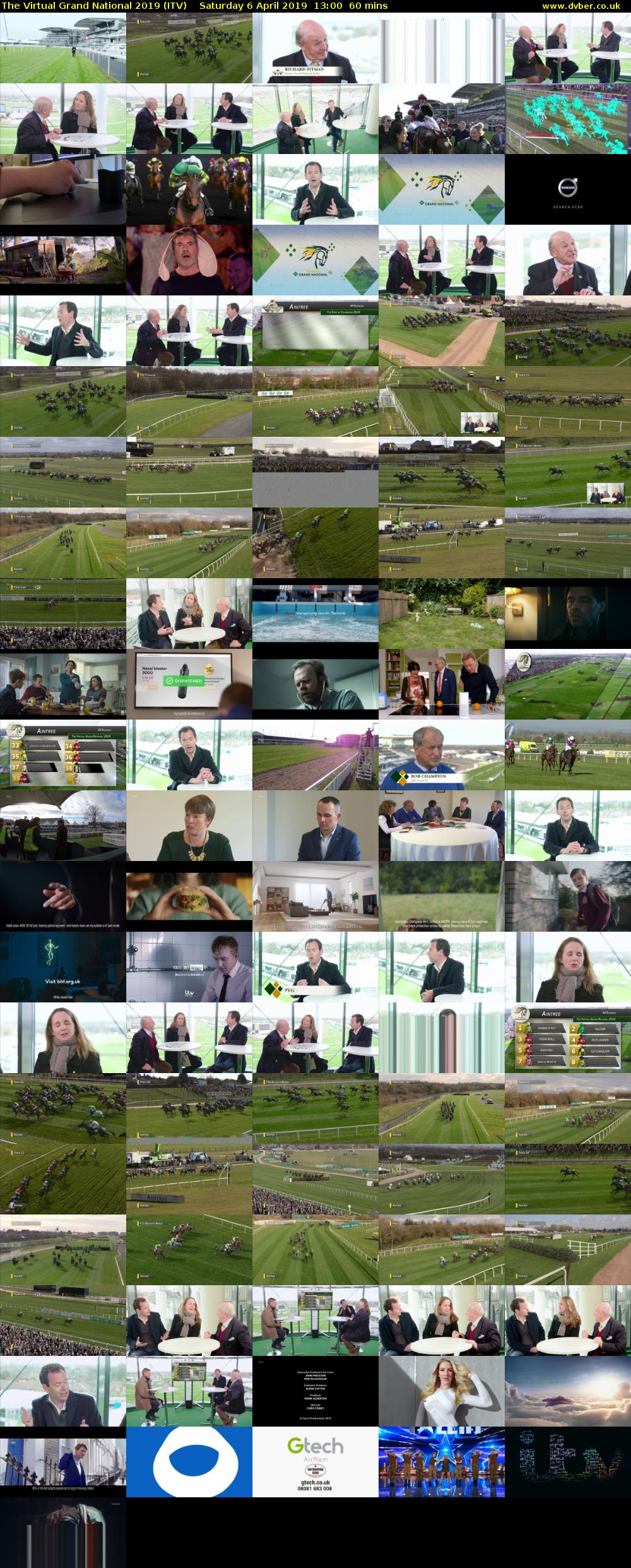The Virtual Grand National 2019 (ITV) Saturday 6 April 2019 13:00 - 14:00