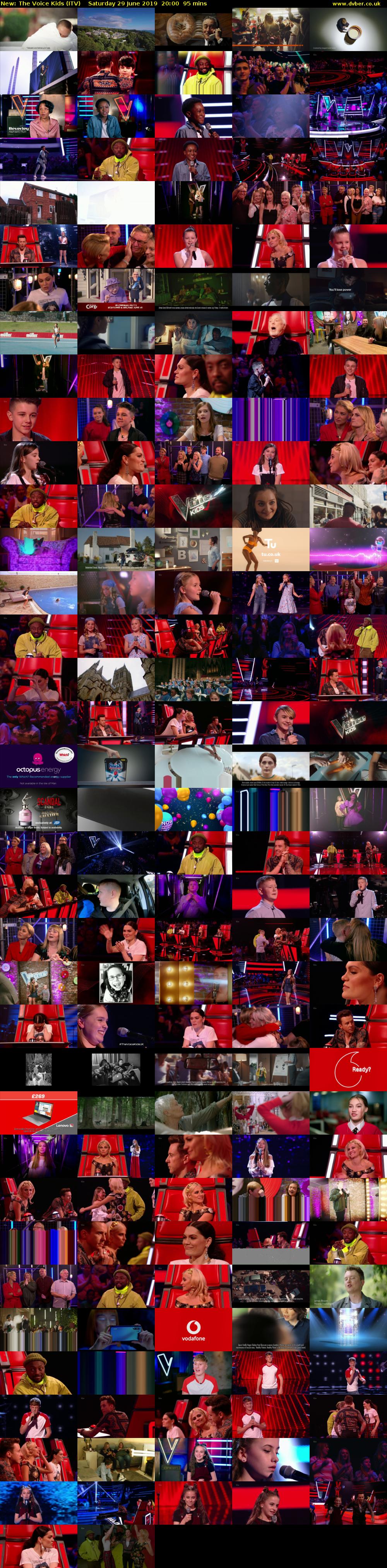 The Voice Kids (ITV) Saturday 29 June 2019 20:00 - 21:35