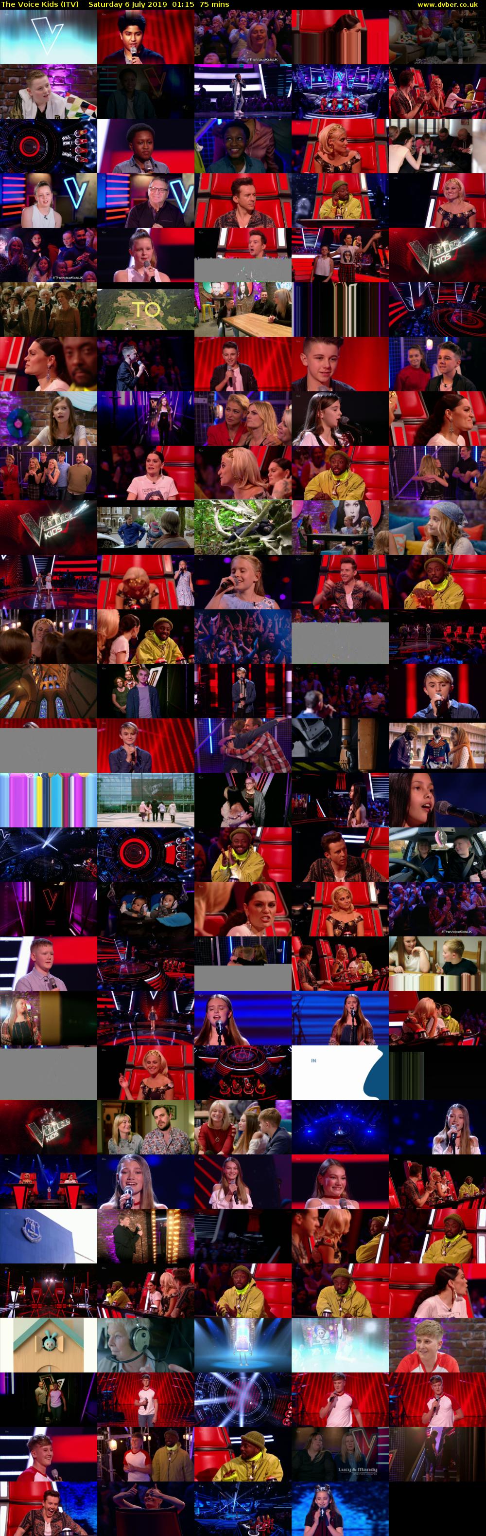 The Voice Kids (ITV) Saturday 6 July 2019 01:15 - 02:30