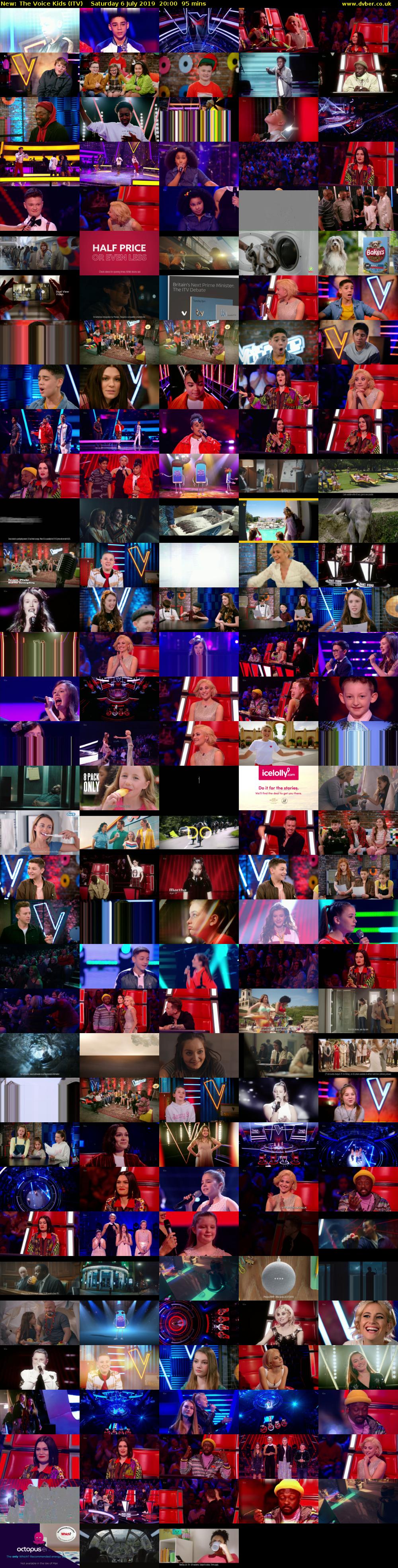 The Voice Kids (ITV) Saturday 6 July 2019 20:00 - 21:35