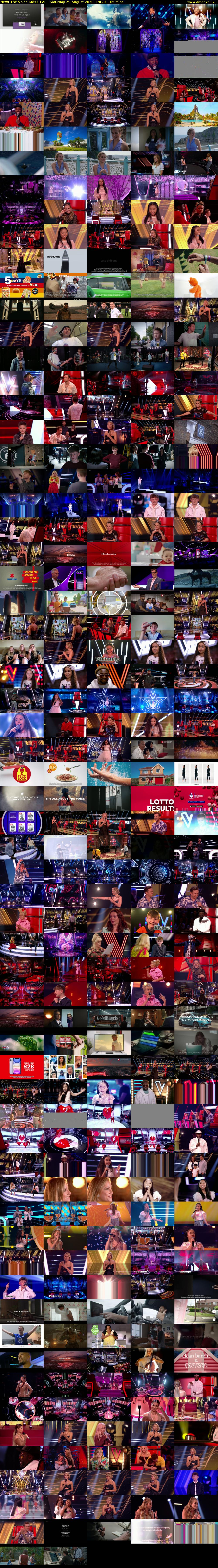 The Voice Kids (ITV) Saturday 29 August 2020 19:20 - 21:05