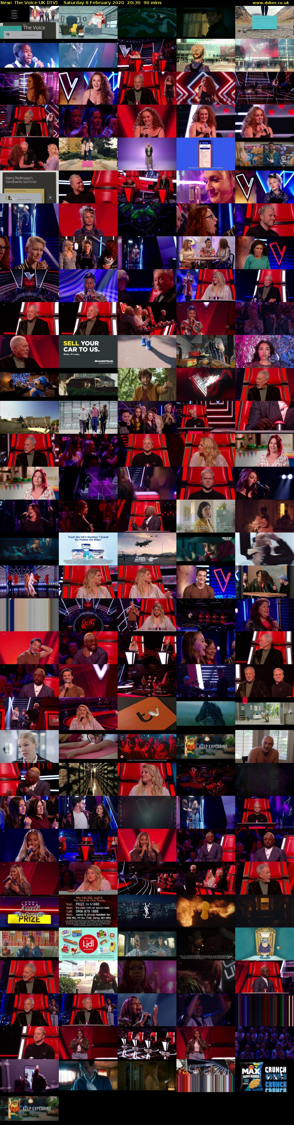 The Voice UK (ITV) Saturday 8 February 2020 20:30 - 22:00