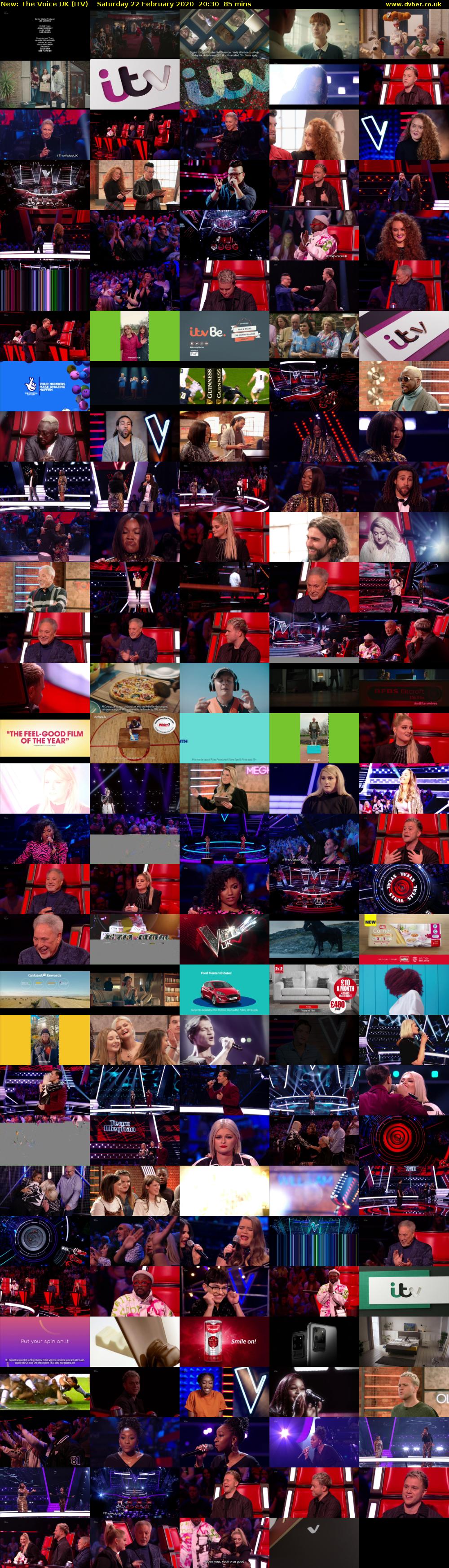The Voice UK (ITV) Saturday 22 February 2020 20:30 - 21:55