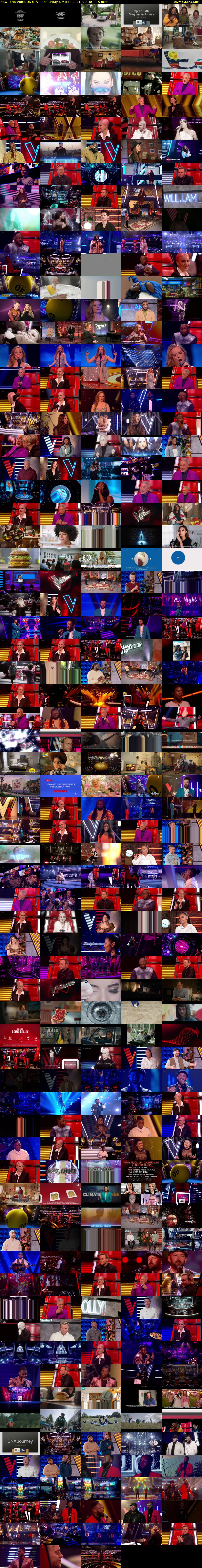 The Voice UK (ITV) Saturday 6 March 2021 20:30 - 22:25