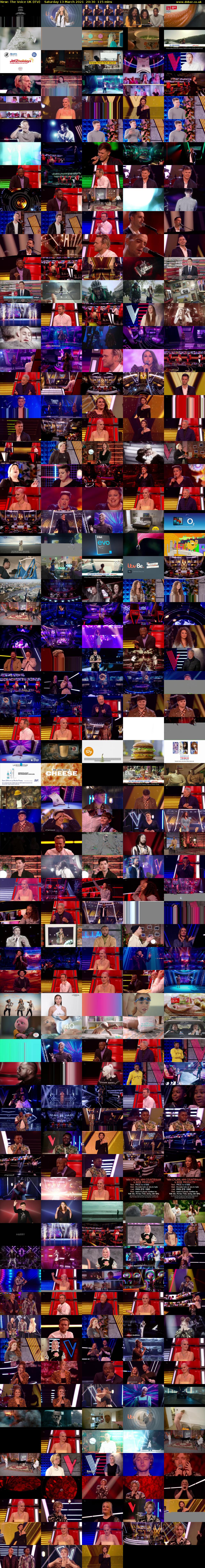 The Voice UK (ITV) Saturday 13 March 2021 20:30 - 22:25