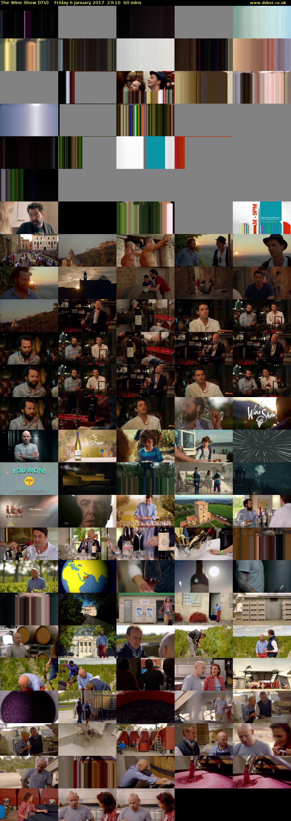 The Wine Show (ITV) Friday 6 January 2017 23:10 - 00:10
