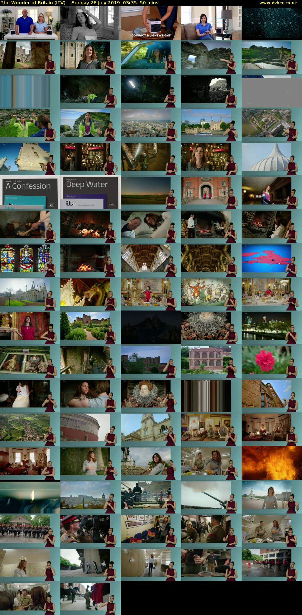 The Wonder of Britain (ITV) Sunday 28 July 2019 03:35 - 04:25