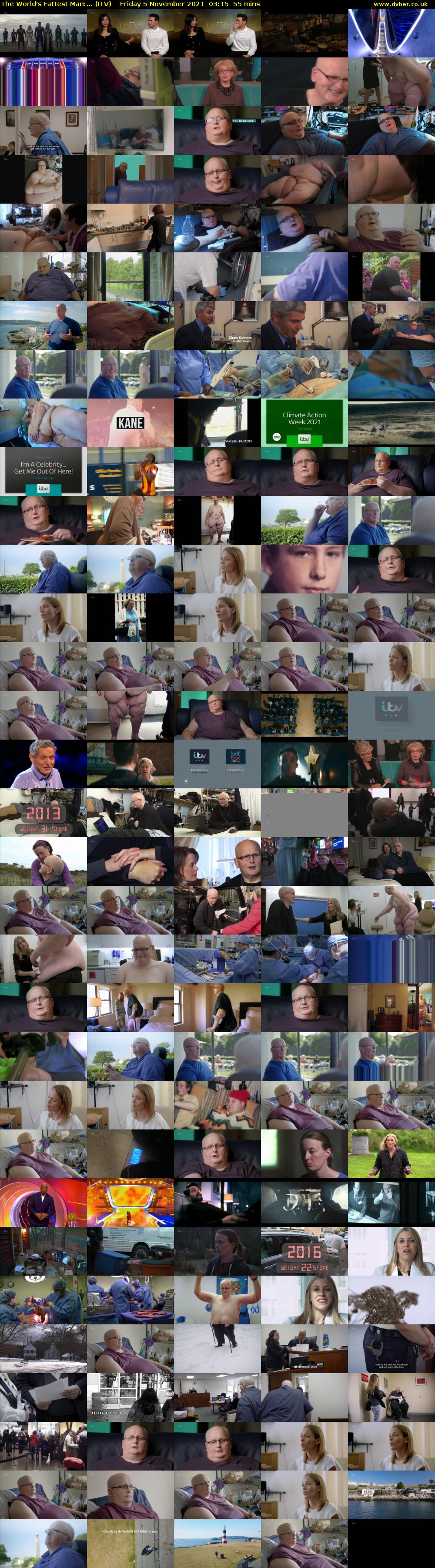 The World's Fattest Man:... (ITV) Friday 5 November 2021 03:15 - 04:10