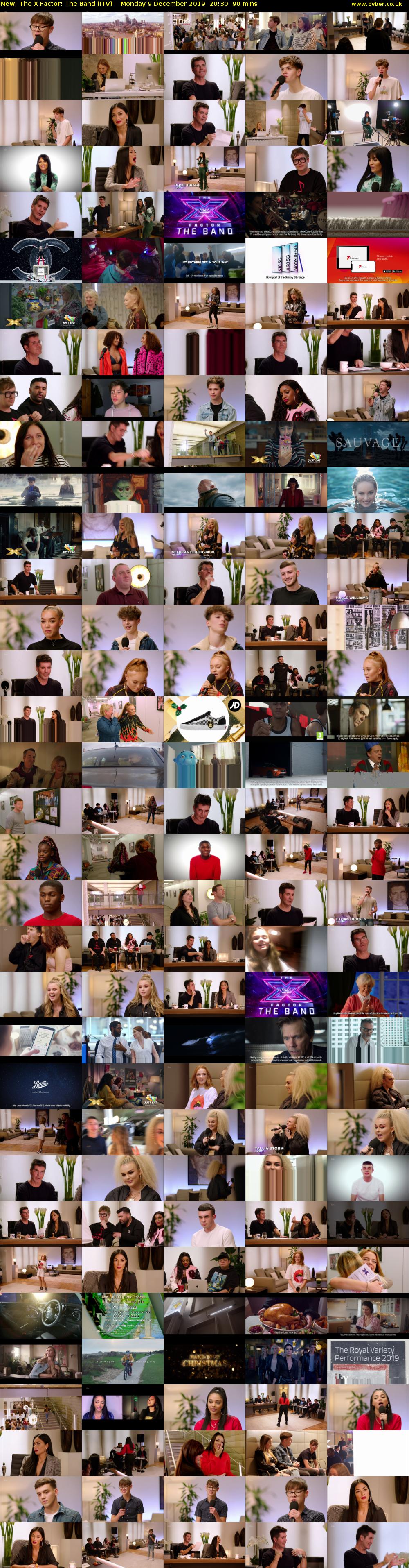 The X Factor: The Band (ITV) Monday 9 December 2019 20:30 - 22:00