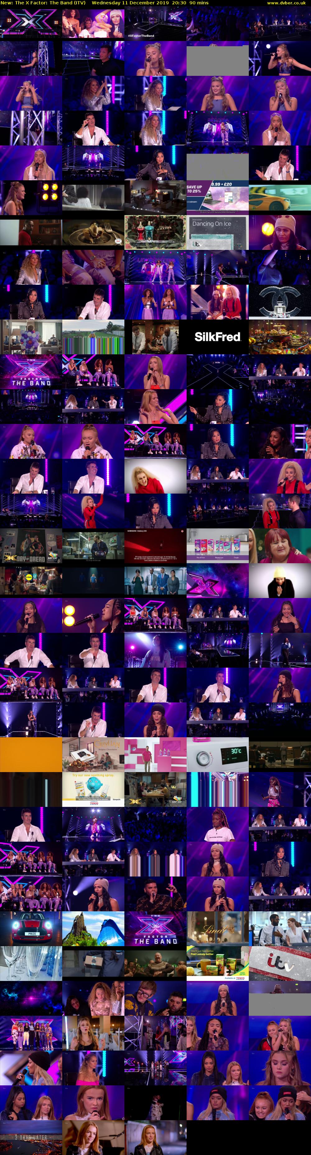 The X Factor: The Band (ITV) Wednesday 11 December 2019 20:30 - 22:00