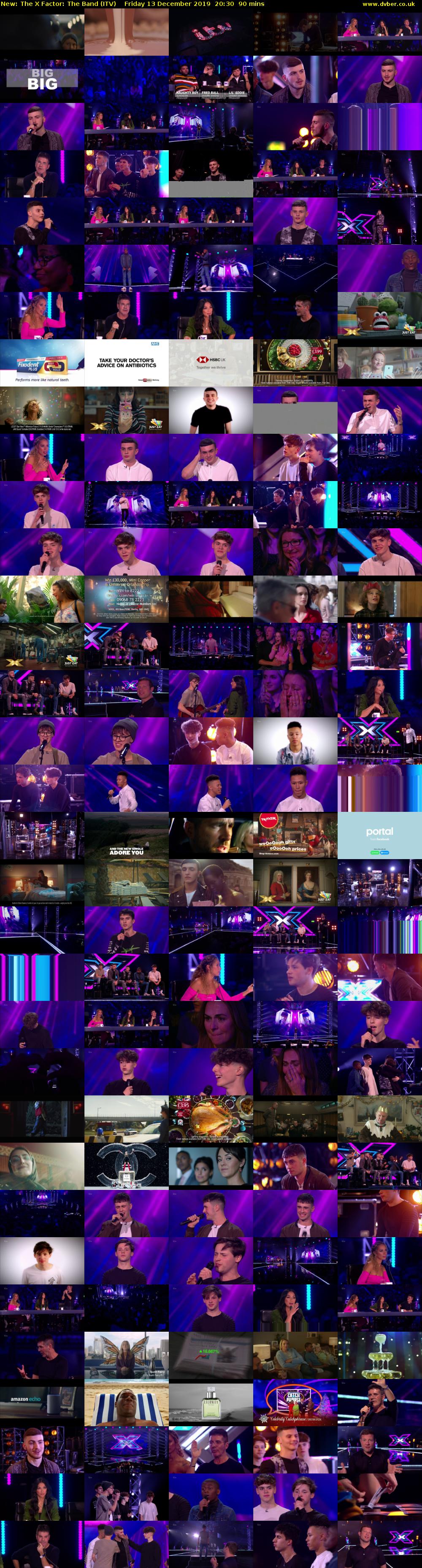 The X Factor: The Band (ITV) Friday 13 December 2019 20:30 - 22:00