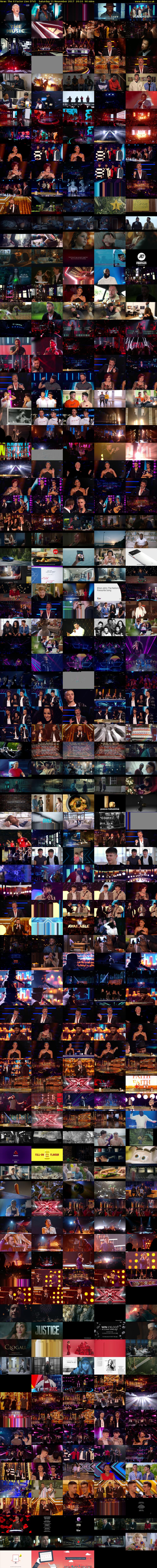 The X Factor Live (ITV) Saturday 11 November 2017 20:10 - 21:40