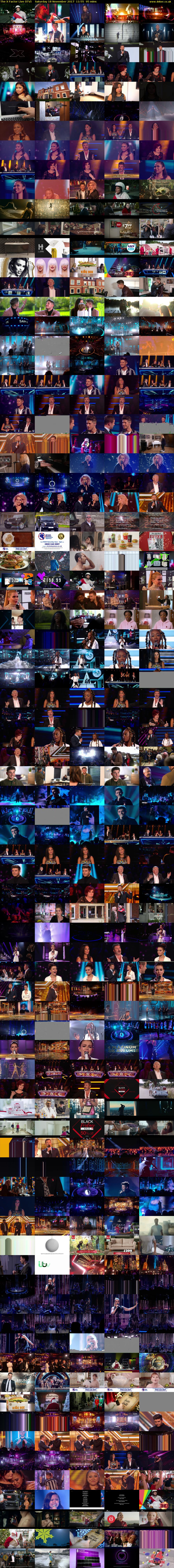 The X Factor Live (ITV) Saturday 18 November 2017 11:55 - 13:30
