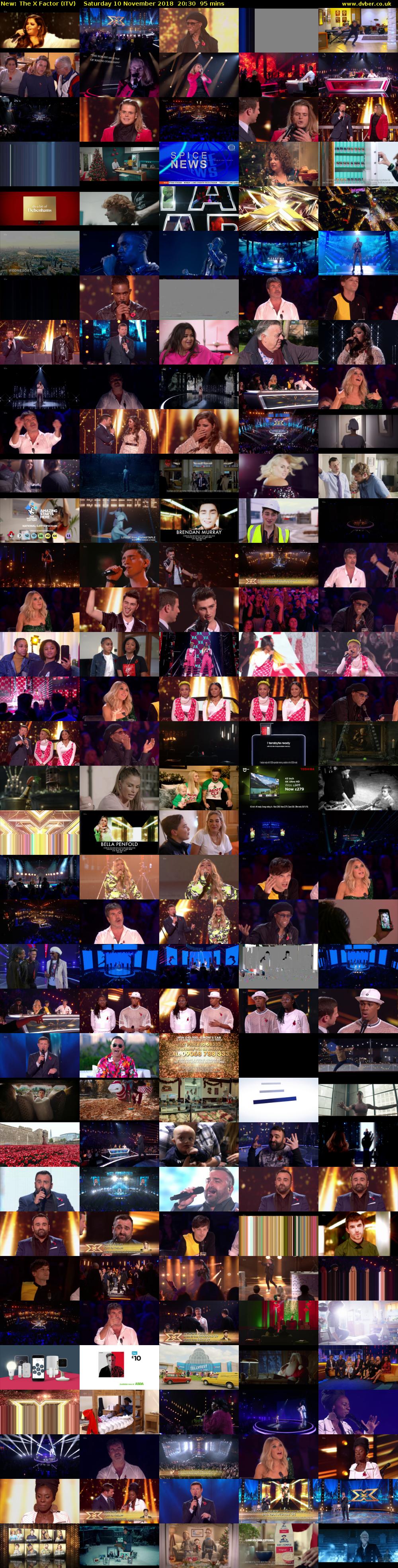 The X Factor (ITV) Saturday 10 November 2018 20:30 - 22:05