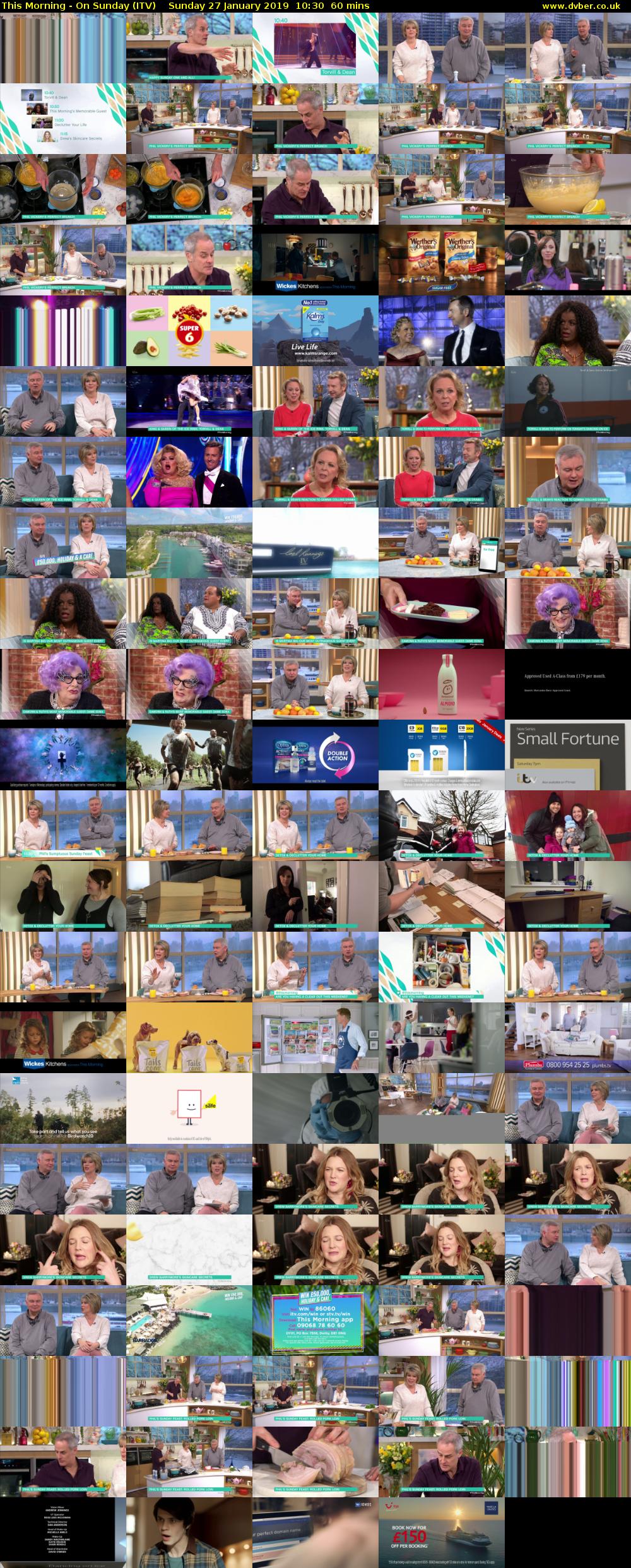 This Morning - On Sunday (ITV) Sunday 27 January 2019 10:30 - 11:30