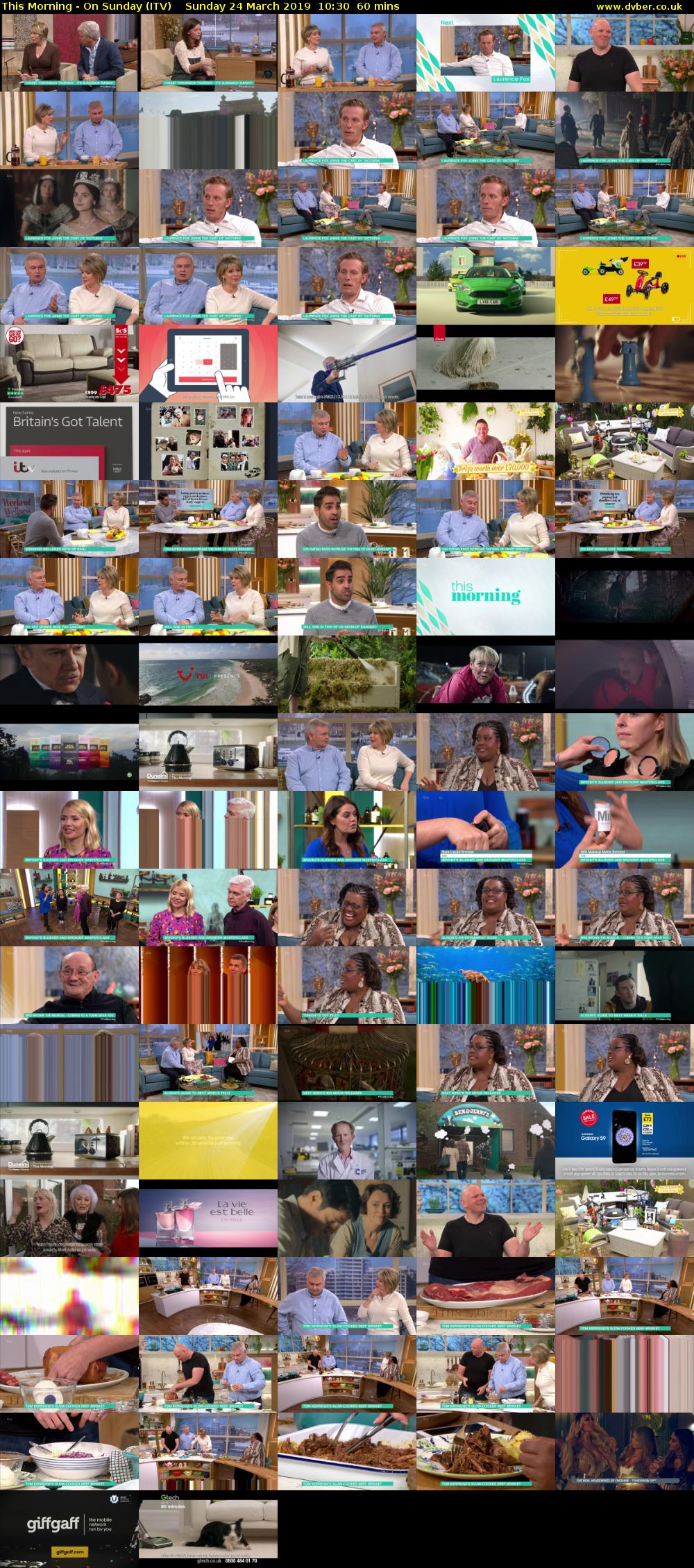 This Morning - On Sunday (ITV) Sunday 24 March 2019 10:30 - 11:30