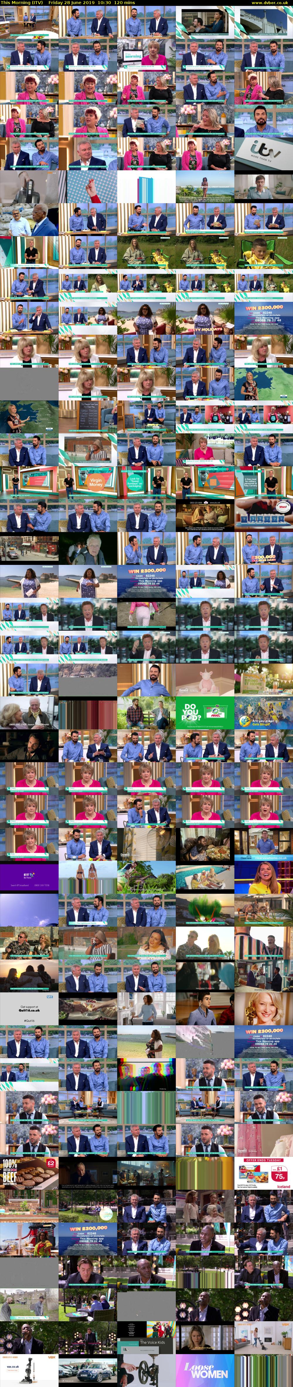 This Morning (ITV) Friday 28 June 2019 10:30 - 12:30