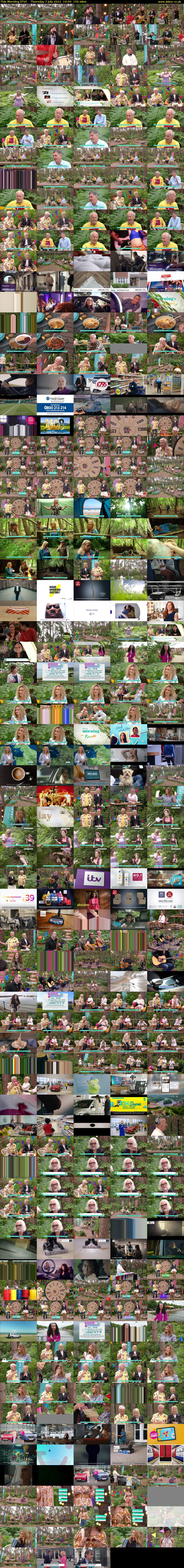 This Morning (ITV) Thursday 7 July 2022 10:00 - 12:30