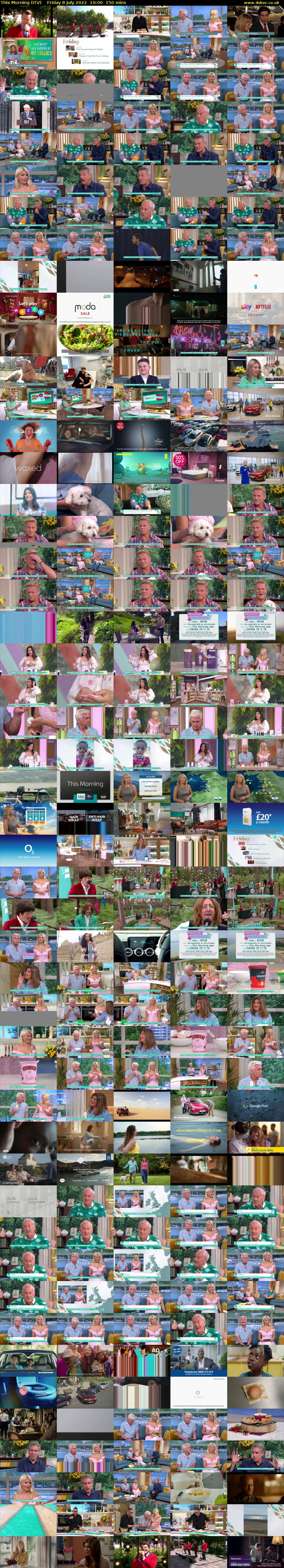 This Morning (ITV) Friday 8 July 2022 10:00 - 12:30