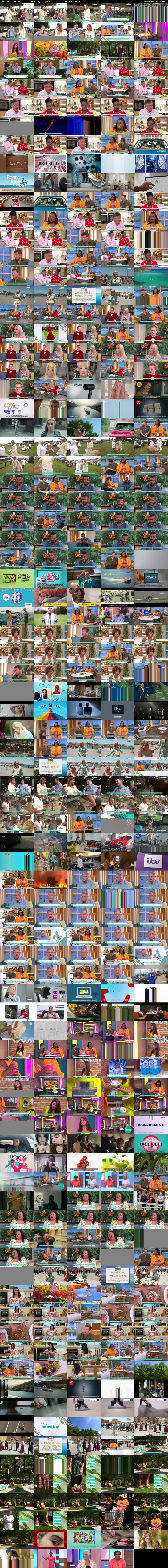 This Morning (ITV) Thursday 14 July 2022 10:00 - 12:30
