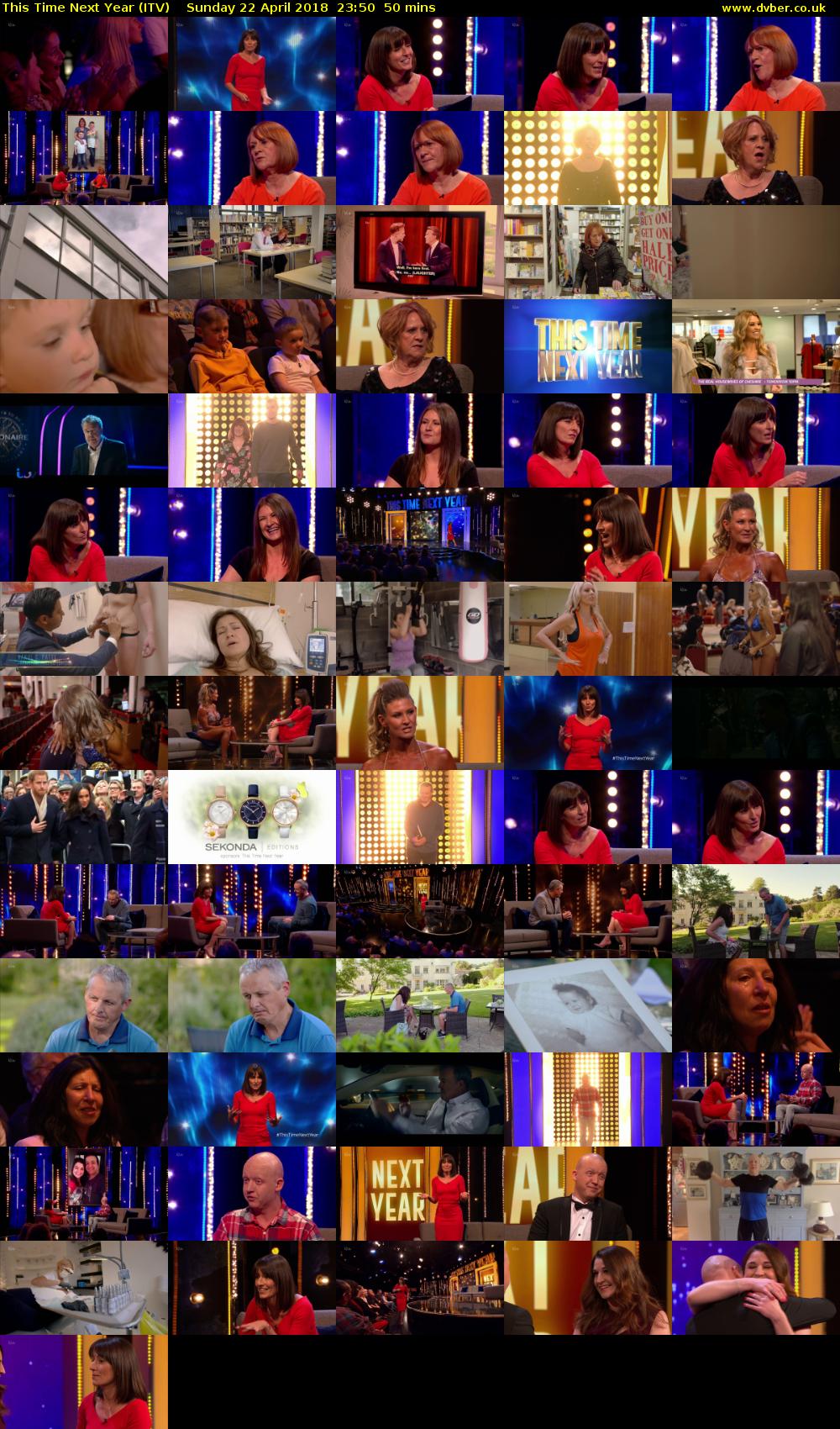 This Time Next Year (ITV) Sunday 22 April 2018 23:50 - 00:40