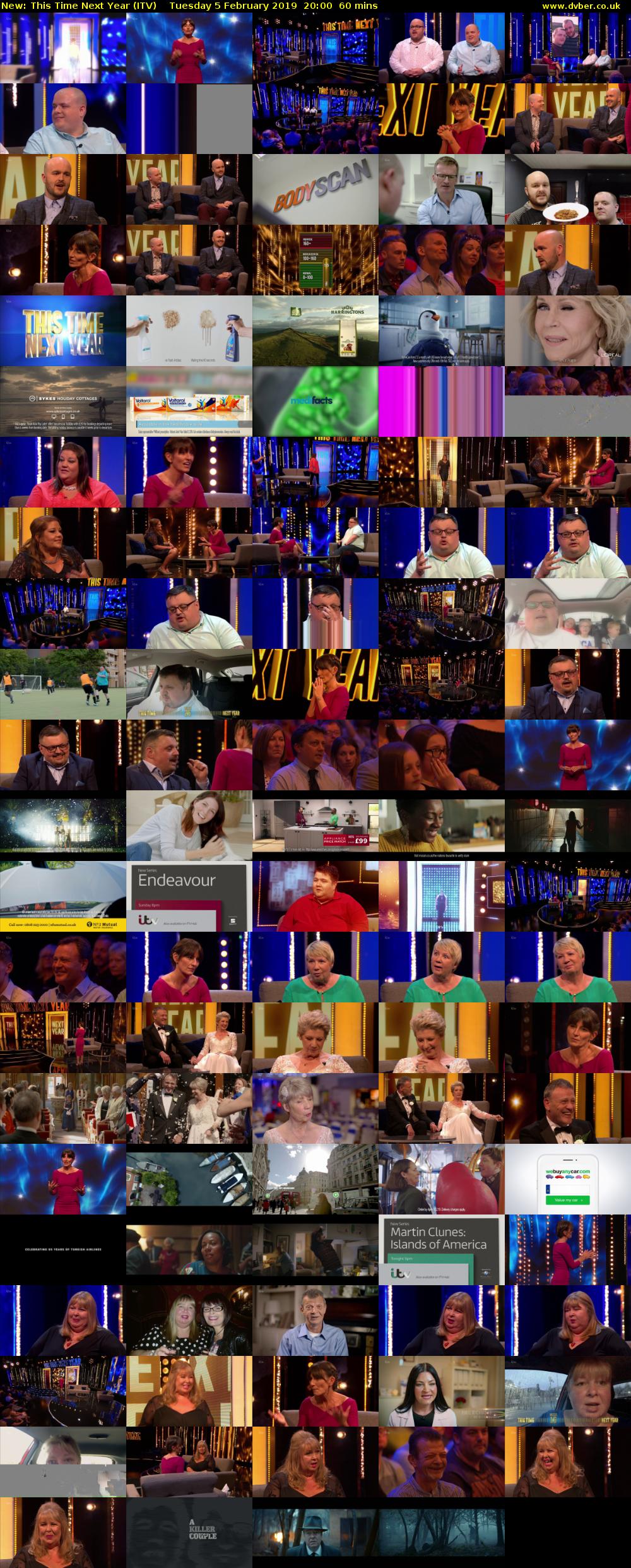 This Time Next Year (ITV) Tuesday 5 February 2019 20:00 - 21:00