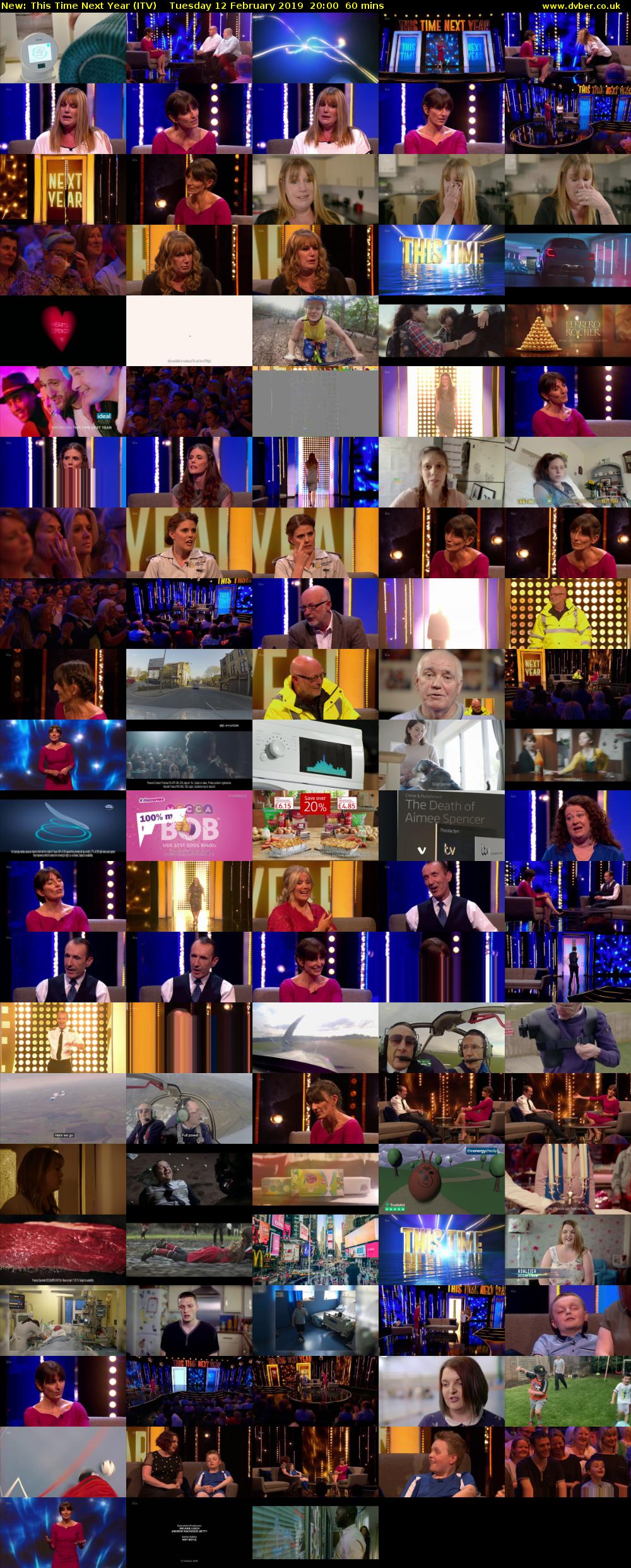 This Time Next Year (ITV) Tuesday 12 February 2019 20:00 - 21:00