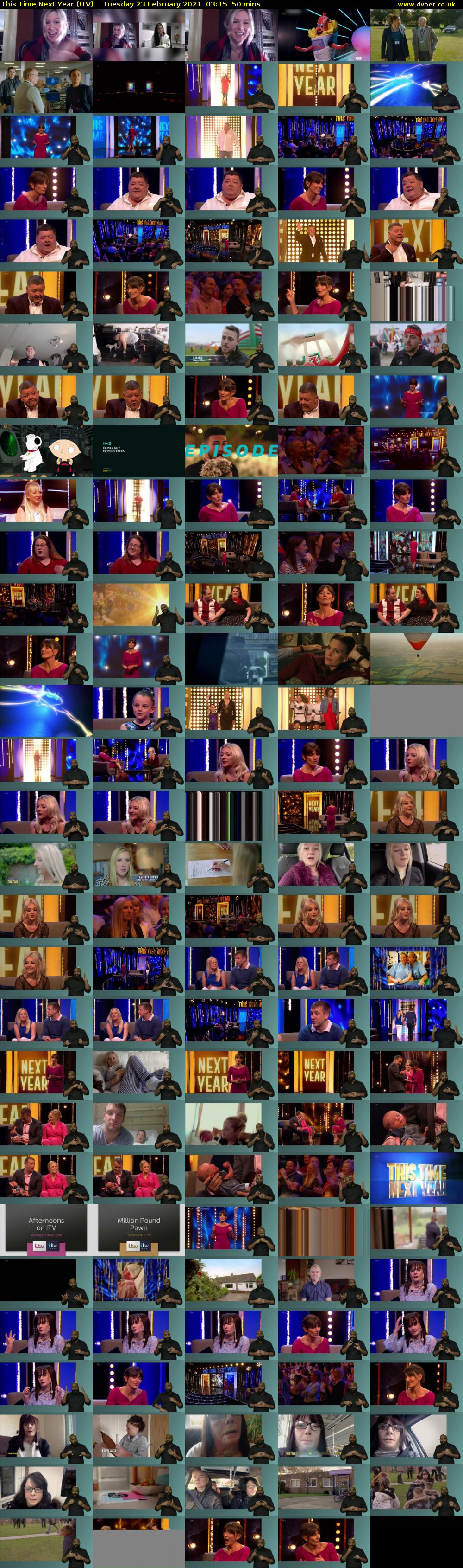 This Time Next Year (ITV) Tuesday 23 February 2021 03:15 - 04:05