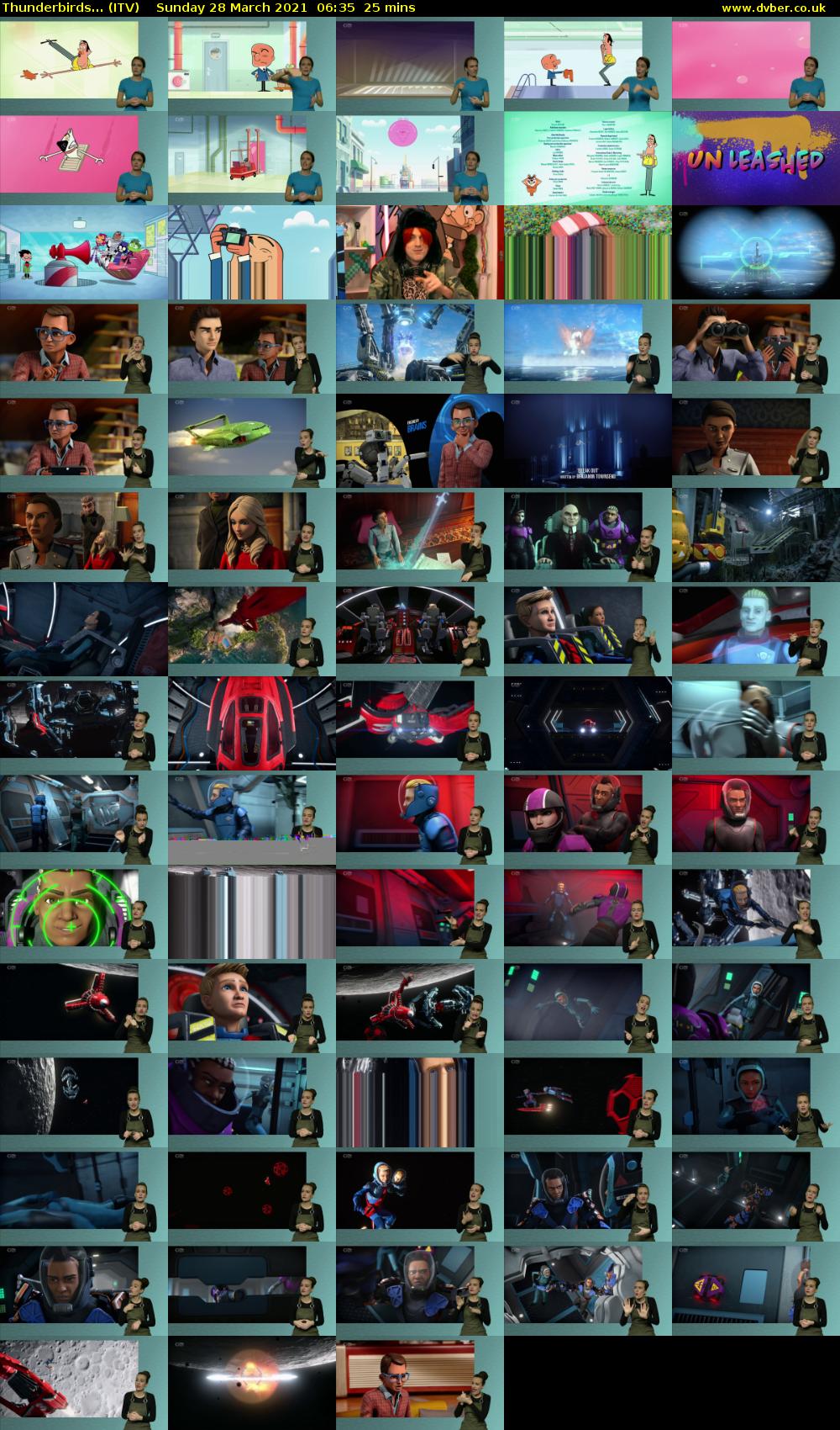 Thunderbirds... (ITV) Sunday 28 March 2021 06:35 - 07:00