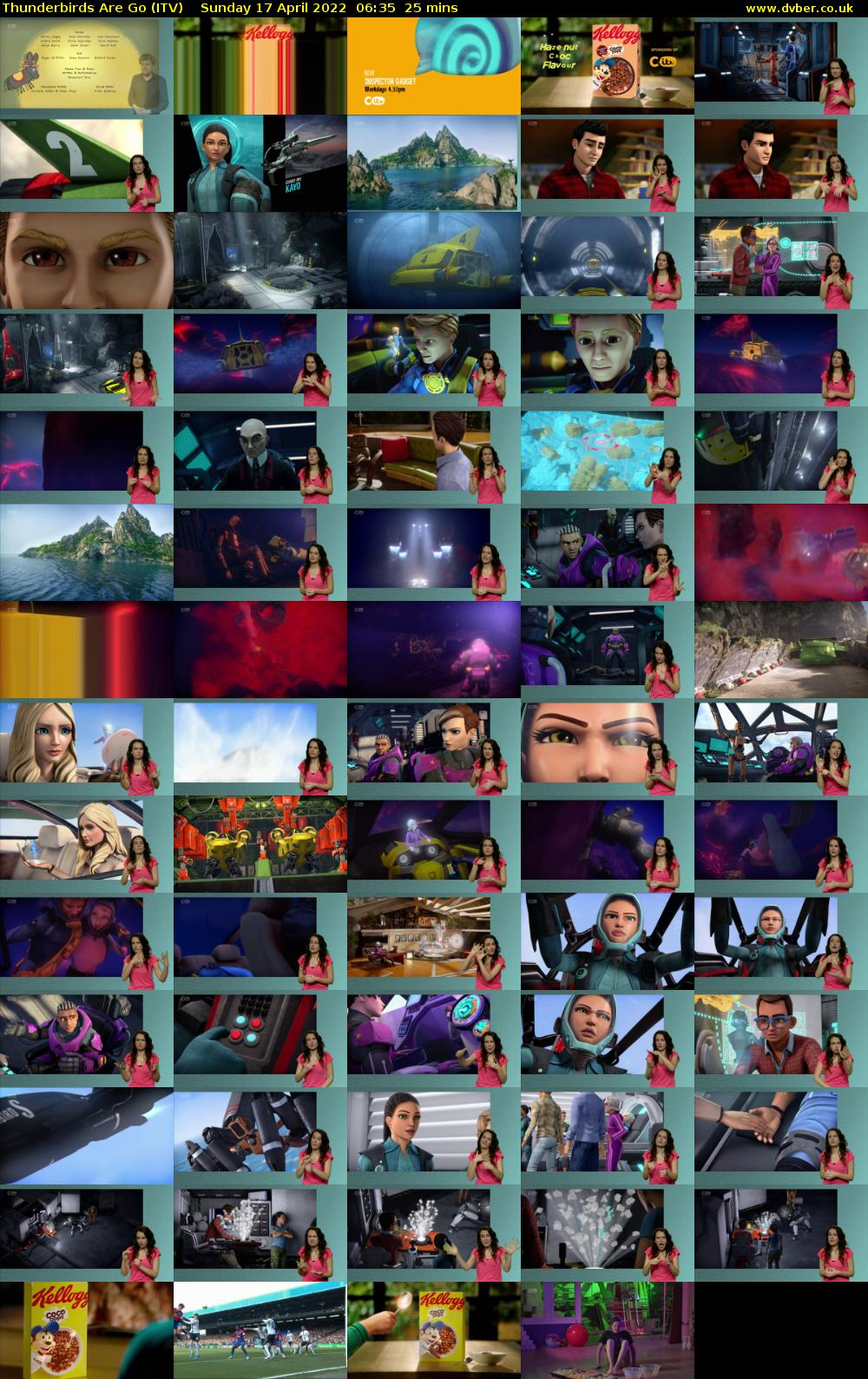 Thunderbirds Are Go (ITV) Sunday 17 April 2022 06:35 - 07:00