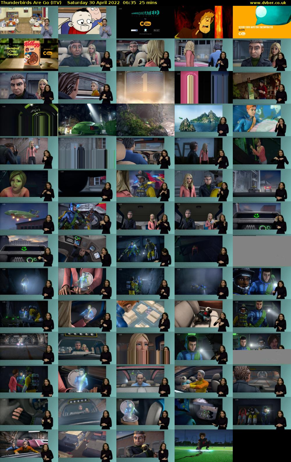 Thunderbirds Are Go (ITV) Saturday 30 April 2022 06:35 - 07:00