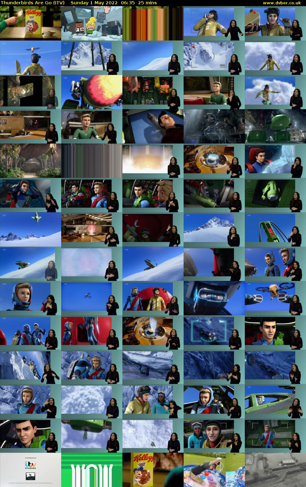 Thunderbirds Are Go (ITV) Sunday 1 May 2022 06:35 - 07:00