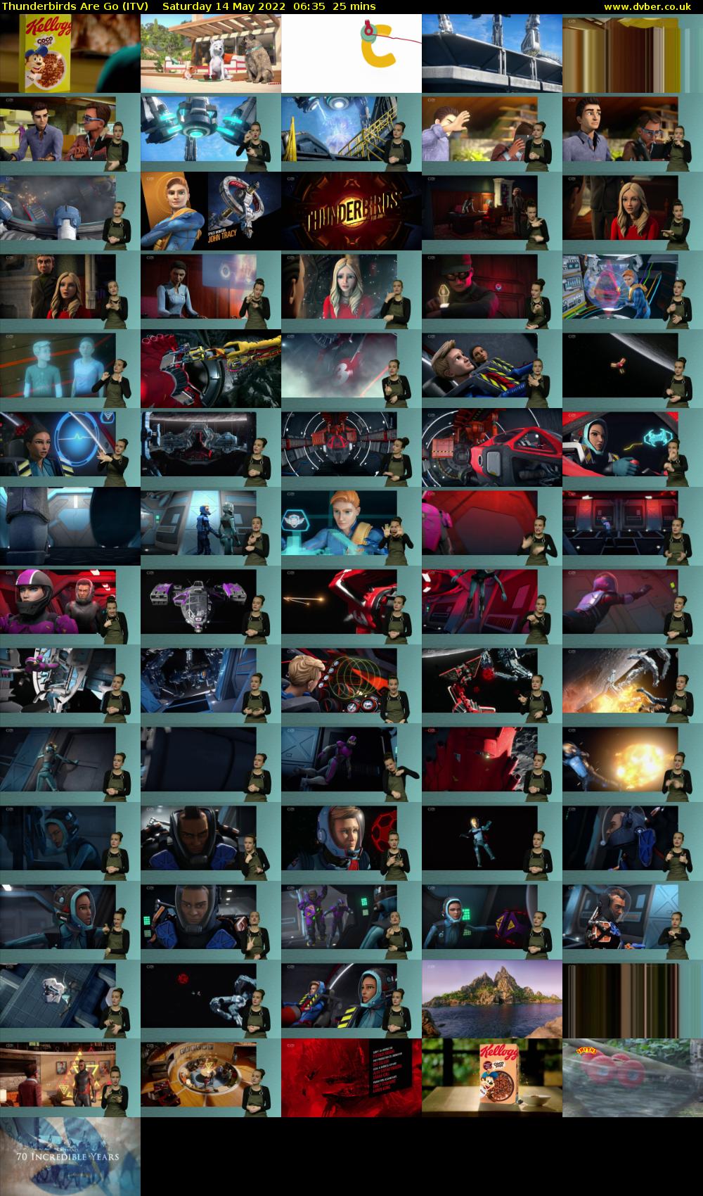 Thunderbirds Are Go (ITV) Saturday 14 May 2022 06:35 - 07:00