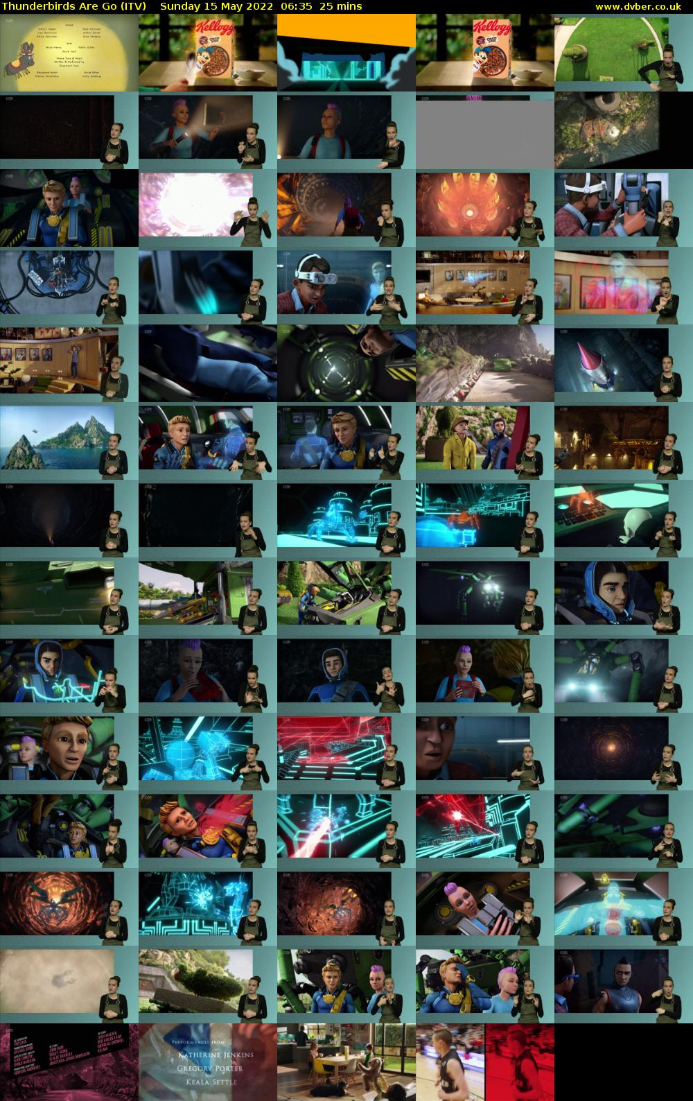 Thunderbirds Are Go (ITV) Sunday 15 May 2022 06:35 - 07:00