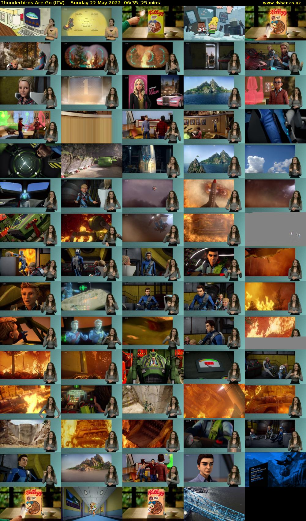 Thunderbirds Are Go (ITV) Sunday 22 May 2022 06:35 - 07:00