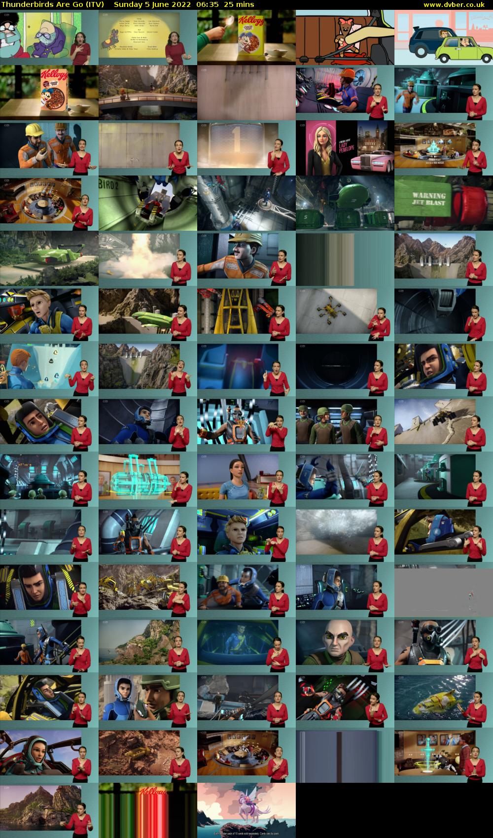 Thunderbirds Are Go (ITV) Sunday 5 June 2022 06:35 - 07:00