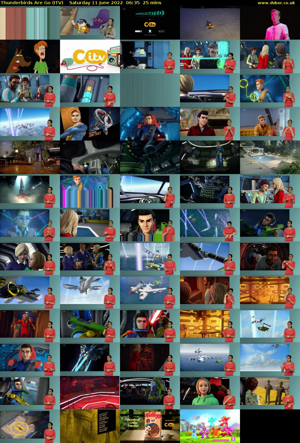 Thunderbirds Are Go (ITV) Saturday 11 June 2022 06:35 - 07:00