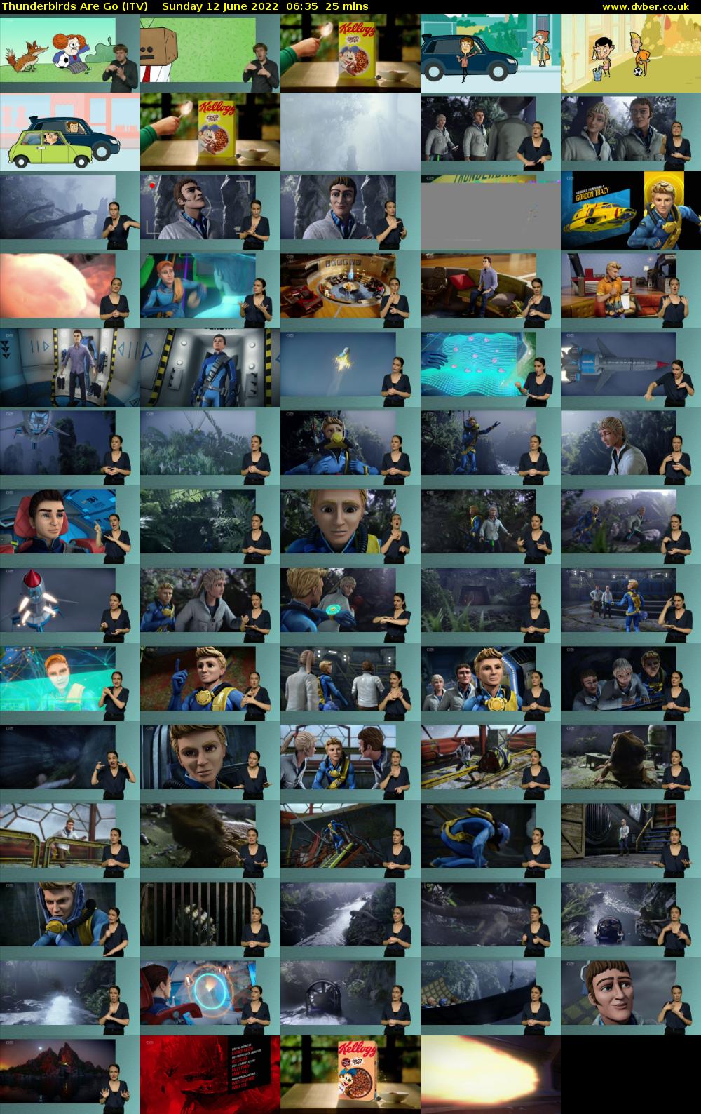 Thunderbirds Are Go (ITV) Sunday 12 June 2022 06:35 - 07:00