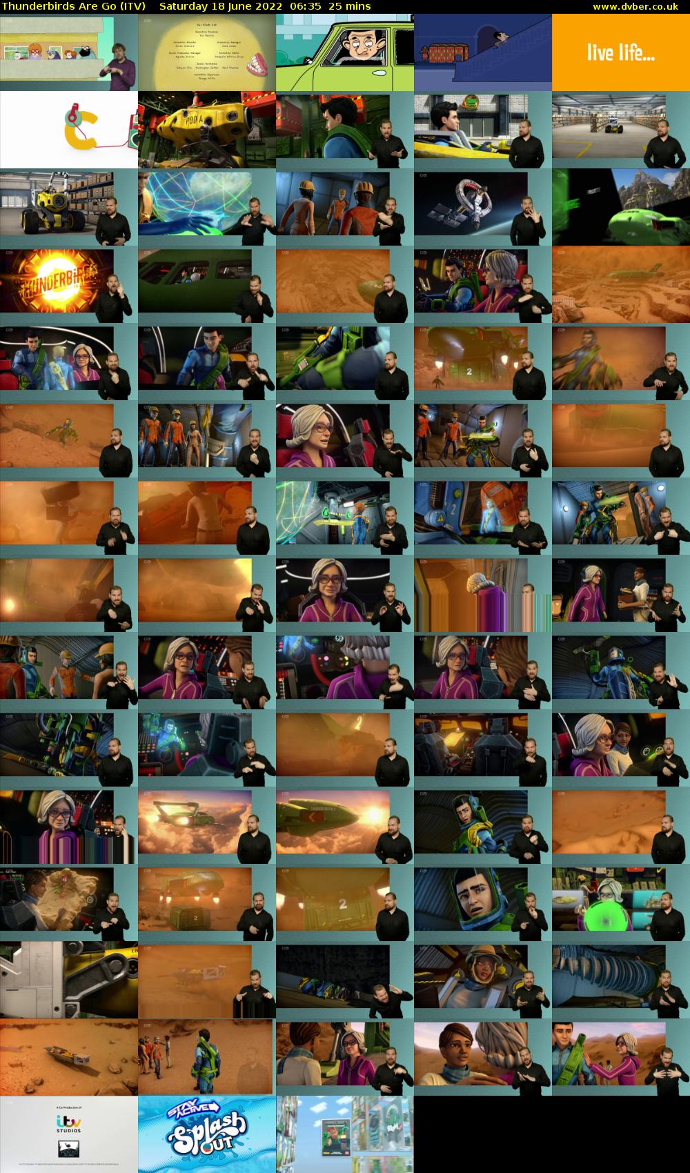 Thunderbirds Are Go (ITV) Saturday 18 June 2022 06:35 - 07:00