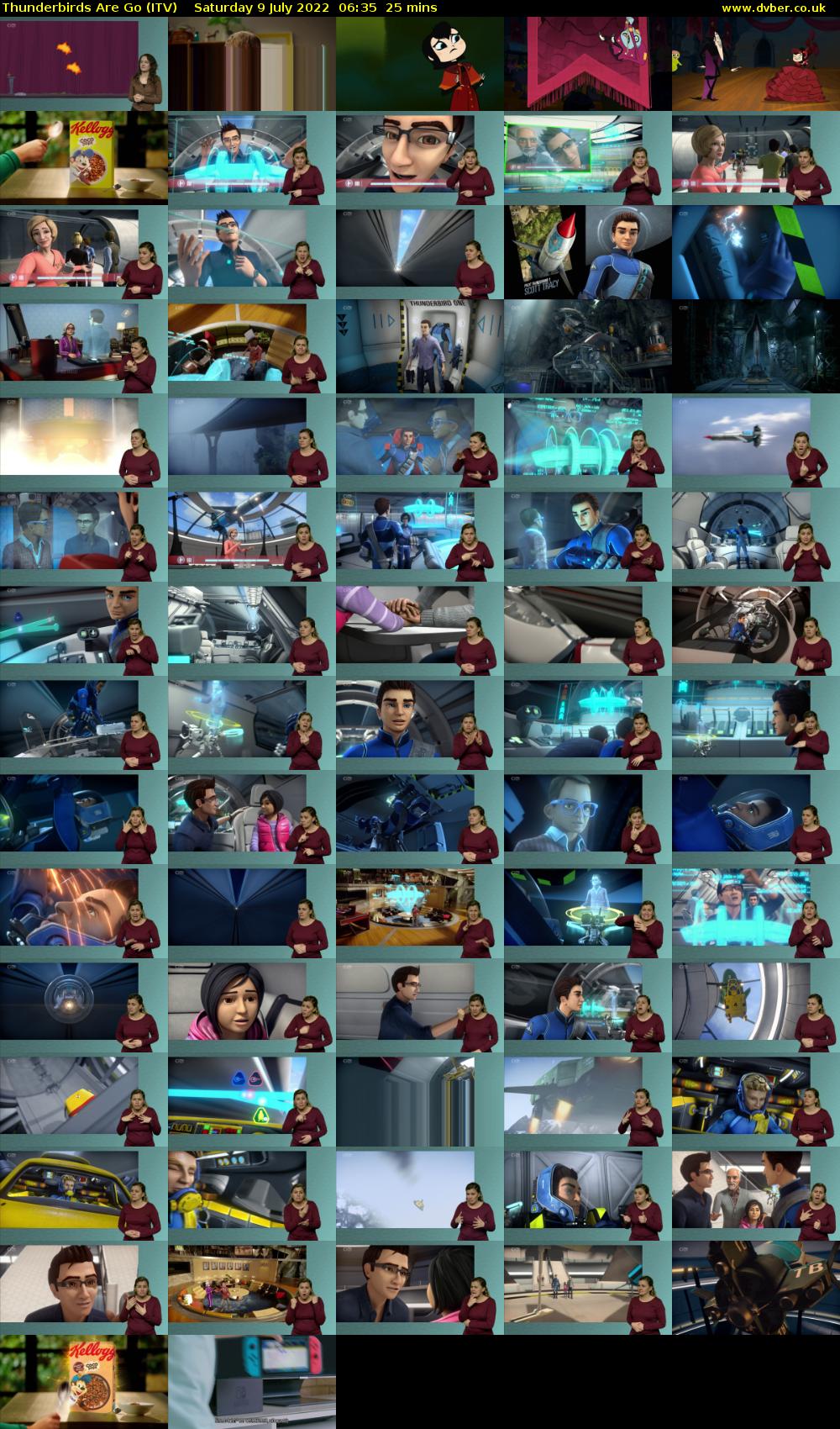 Thunderbirds Are Go (ITV) Saturday 9 July 2022 06:35 - 07:00