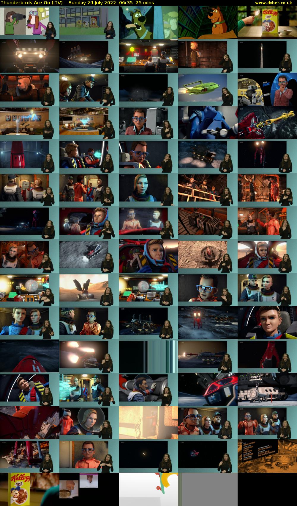 Thunderbirds Are Go (ITV) Sunday 24 July 2022 06:35 - 07:00